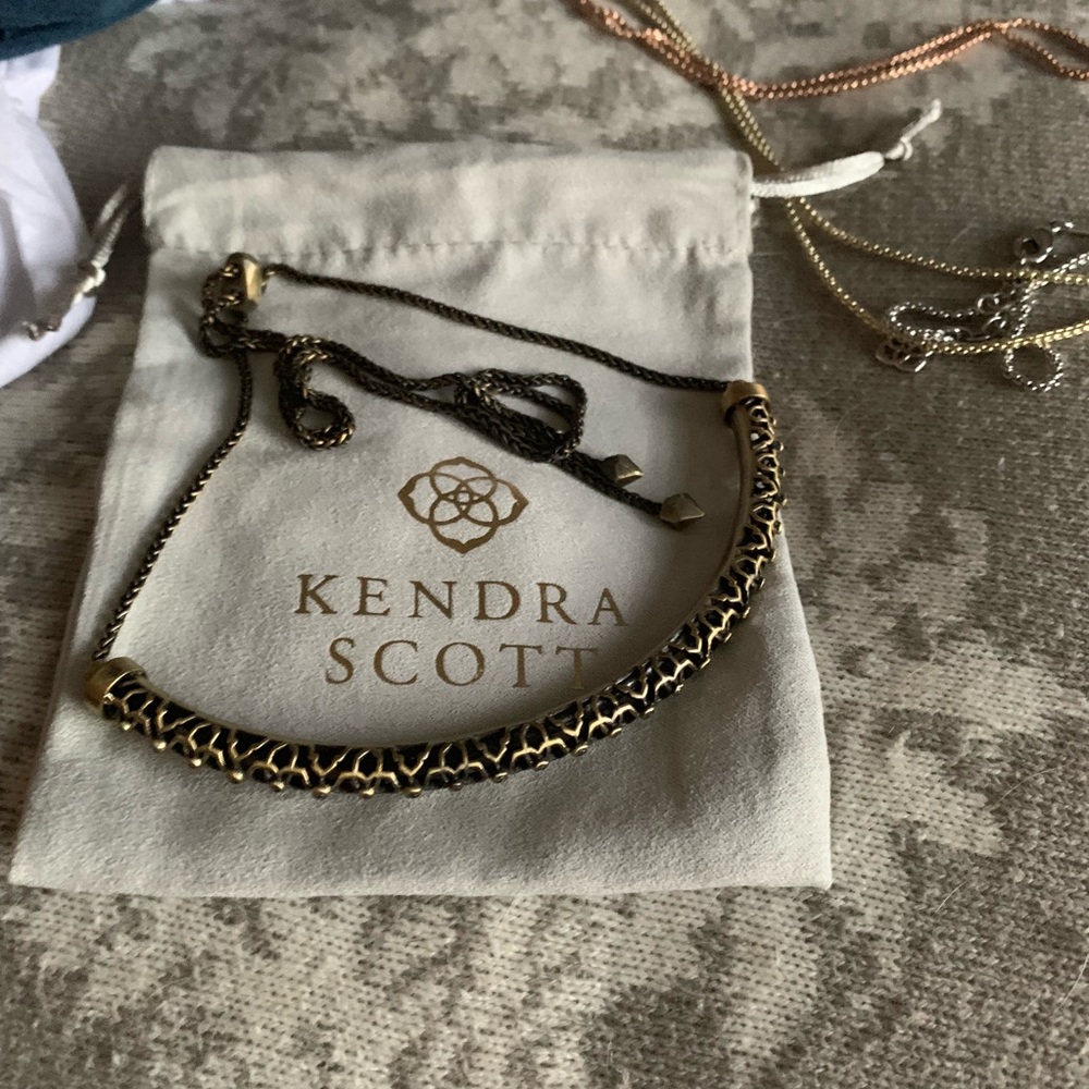 Kendra Scott Lucy Choker In Antique Brass View 2